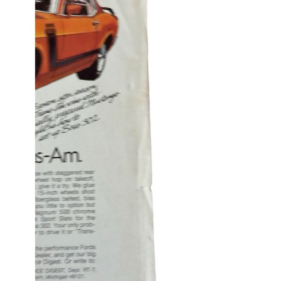 VTG Original 1970 Ford Mustang Boss 302 Print Ad Son of Trans-Am 4 Speed READ - Picture 6 of 8
